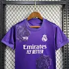 2024-2025 KIDS Real Madrid Y3 Rose Special Edition Purple Football Jersey 1:1 Quality Thai Quality
