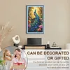 Peacock - Full Embroidery 3 Strands 11CT Stamped Cross Stitch - 40*70CM - Large Size