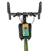 3L Bicycle Front Frame Bag Support Touch Screen Bike Top Tube Bag for 7in Phones