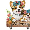  DIY Crafts Wooden Cute Dogs Diamond Painting Art Craft Wall Hooks Kit