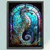 Glass Painting - 11CT/14CT Stamped Cross Stitch 40*40cm/55*40cm/50*65cm