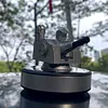New solar car-mounted car ornaments creative automatic rotating model