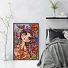[Brand]Big Eyes Doll - 14CT Stamped Cross Stitch - 29*40cm