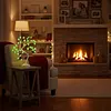 LED Tree Lights with 35 Flowers Decorative Tree Bedside Light USB/Battery Operated Artificial Trees Lamp for Party Spring Tabletop Decoration