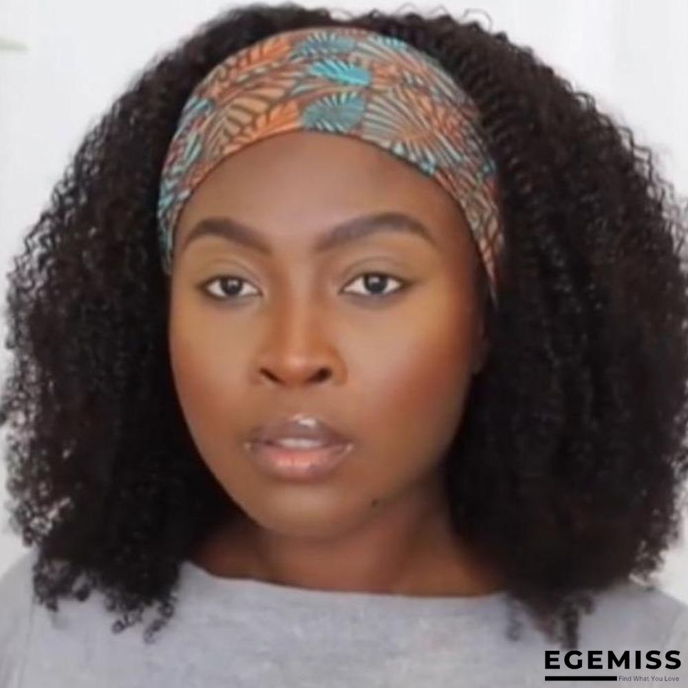 European and American Long Curly Hair Headband Wig Chemical Fiber Headgear | EGEMISS