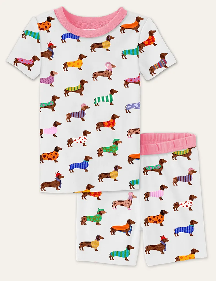Kid's Dachshund Pajama Set