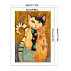 (Multi-Style) Tortoiseshell Cat-11CT Stamped Cross Stitch 30*45cm