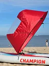 Foldable Boat Wind Sail Surfing Wind Paddle Drift Downwind Sail
