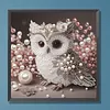 Owl-Partial Special Shaped Diamond Painting 30*30CM