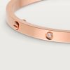 CARTIER LOVE BRACELET, SMALL MODEL, 4 DIAMONDS