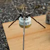 Camping Gas Stove Holder Aluminum Alloy Outdoor Gas Tank Support for Camping BBQ