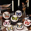DIY Embroidery Sewing Craft Brooch Clothes Decoration Embroidery Butterfly Lapel Pin for Backpack Pants T-Shirt Jacket Bags Dress Jeans