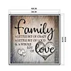 Letter-11CT Stamped Cross Stitch Kit(40*40cm)