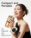 Portable Charger 10000mAh PD22.5W Fast Charging Power Bank with Built-in Data Cable, LED Display USB C Battery Pack Charge 3 Devices Simultaneously