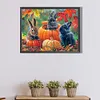 Autumn Pumpkin Bunny-Paint by Numbers Acrylic Painting 40*30CM