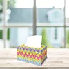 5D DIY Diamond Painting Handmade Crystal Square Tissue Box Kit (Lines)