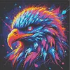 Diamond Painting -DIY Round Drill Colorful Eagle(40*40CM)