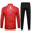 Joyfball 2024/2025 Napoli Long Zipped Jacket Red Soccer Jersey 1:1 Thai Quality 