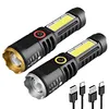 XPE COB LED Waterproof Camping Flashlight 4 Modes Torch Lamp for Outdoor Fishing