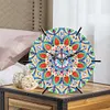 (US Local)5D DIY Crystal Diamond Painting Wooden Handmade Mandala Clock Kits