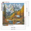 Diamond Painting-DIY Full Round Drill Snow Mountain(40*40 CM)