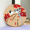 Flower Birds- 11CT Partial Beaded Cross Stitch Kit(70x70cm)