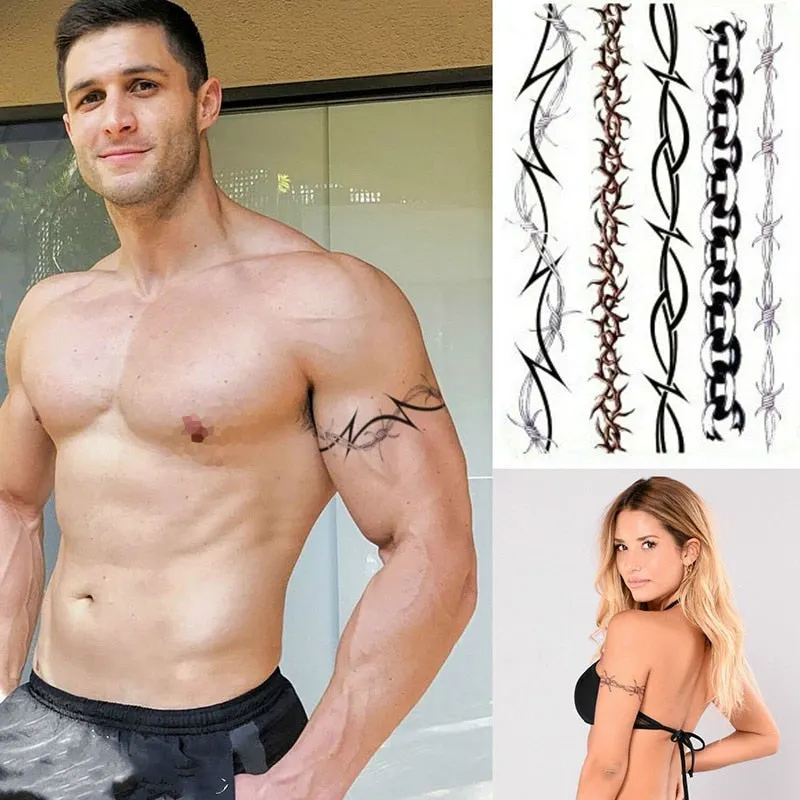 Compass Temporary Tattoo - Wind Rose Compass Rose Waterproof Mens Womens Kids