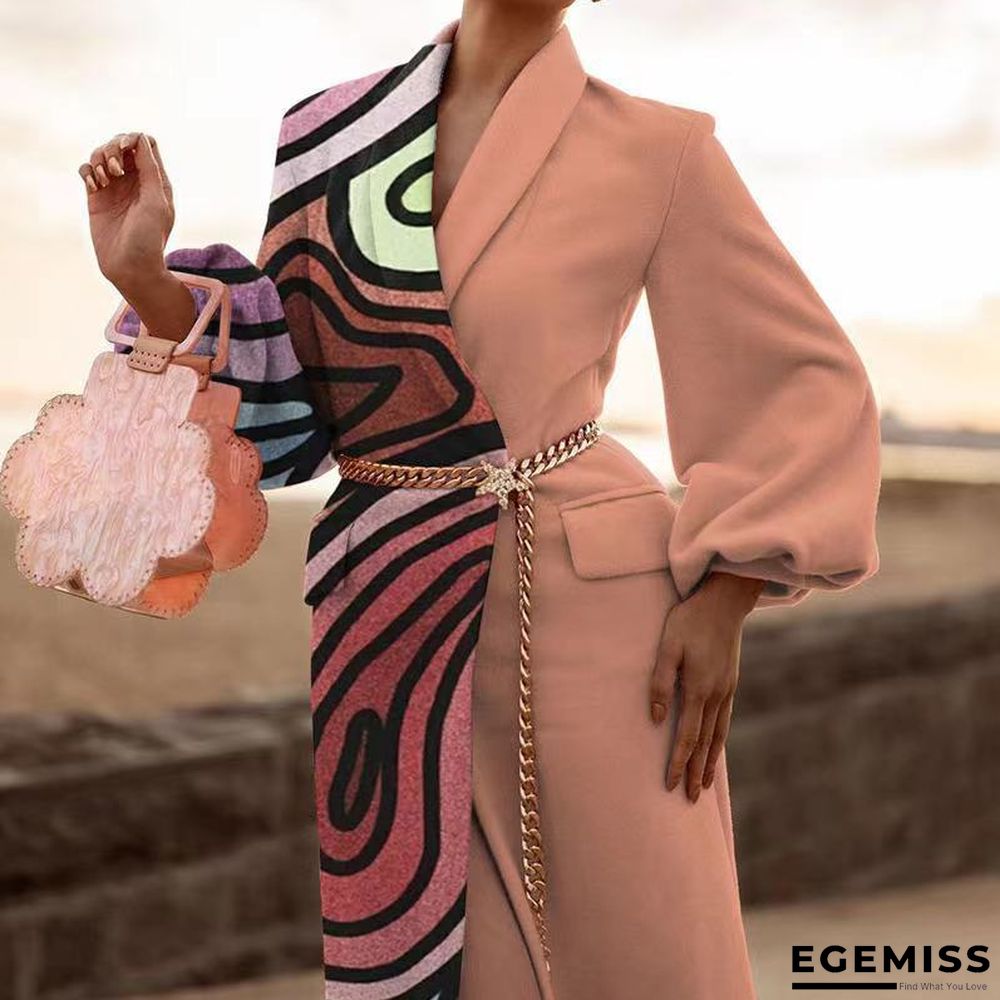 Autumn And Winter Women's Wear Lapel Long Sleeve Fashion Casual Wool Coat | EGEMISS