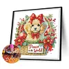(US Local)6pack Xmas Dog-Special Shaped Diamond Painting Kit(30x30cm)