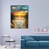 >SALE<Seascape 5D DIY Full Square Diamond Painting Rhinestone Beadwork (F008)