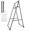 [US Local Warehouse] Foldable Free Standing Pull Up Bar Stand Power Tower Workout Station for Home Gym Strength Training Adjustable Pullup Fitness Equipment Multifunctional Exercise Rack