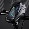 1L Bike Phone Bag Waterproof Bicycle Upper Tube Bag for Smart Phones 4.7-6.8in