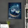 Moon Red Panda-Paint by Numbers Acrylic Painting 40*50CM