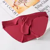 Men's Pouch Trunks Ice Silk Enhance Underwear Briefs Low-Rise Ultra-Thin Bulge Pouch Sport Underpants