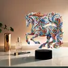 Gorgeous Animal Diamond Painting Night Light 5D DIY Diamond Painting Lamp (Horse)