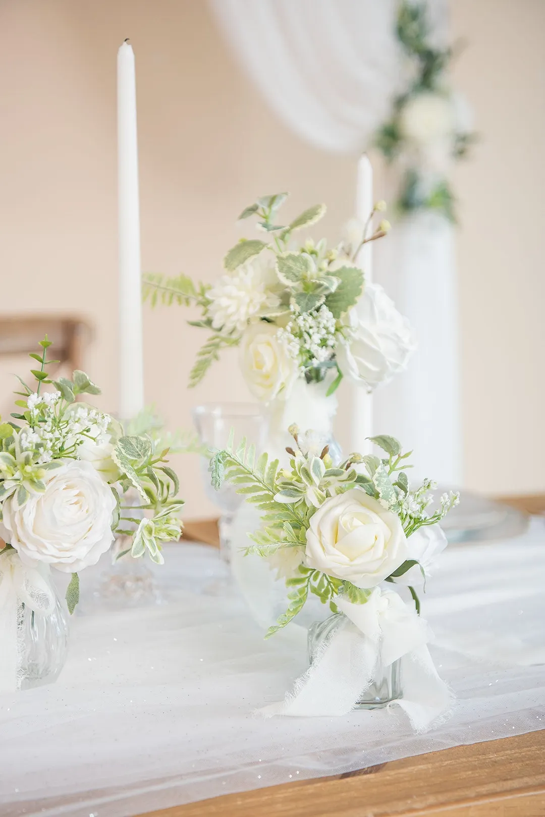 3" Foam Rose with Stem - 56 Colors