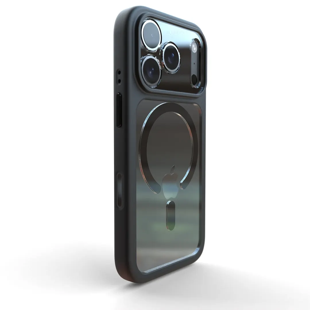 Suitable for iPhone 17 mobile phone case lens full package transparent magnetic Apple 17ProMax anti-fall protective cover cross-border