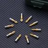 10pcs 1/4 PH2 Titanium Coated Cross Magnetic Screwdriver Bits 25mm Length