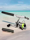 Mini Pocket Pen Shape Travel Fishing Rod Telescopic Fishing Rod Reel Combo Set