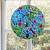 Diamond Painting Acrylic Single-Sided Drill Flower Pendant Window Hanging Ornament