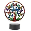 Acrylic Double Sided Butterfly Tree Of Life Diamond Painting LED Night Light Kit