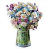 3D Paper Pop Up Flower Bouquet Greeting Card (Little Daisy)
