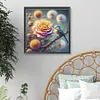 Diamond Painting-DIY Full Round Drill Rose Dandelion (40*40CM)