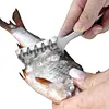 Fish Scaler Stainless Steel Fish Scale Remover Fish Scraper for Kitchen Tool