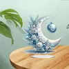 (US Local)Acrylic Special Shaped Double Sided Effect Christmas Theme Desktop Diamond Art Kit
