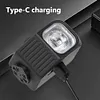 LED Bicycle Front Hanging Light Remote Control Rechargeable 1000LM Bike Light