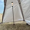 1Pcs Ground Anchor Pegs Stainless Steel U Pegs for Camping Tents (holder base)