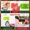 8PCS DIY Diamond Painting Art Wine Glass Charm Christmas Pendant Kits