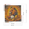 Diamond Painting-DIY Full Round Drill Pittsburgh Steelers Lions(40*40 CM)