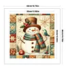 Xmas Snowman-11CT Stamped Cross Stitch 40*40cm